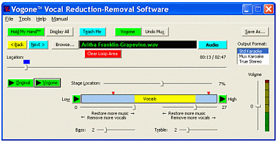 Vogone Vocal Remover Software kostenlos